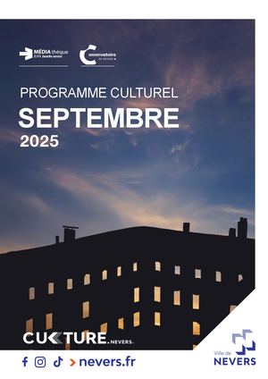 Programme Culture Septembre 2025