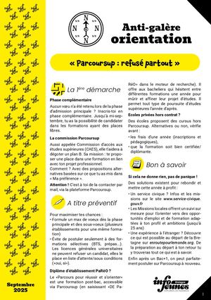 Orientation : Parcoursup, refusé partout