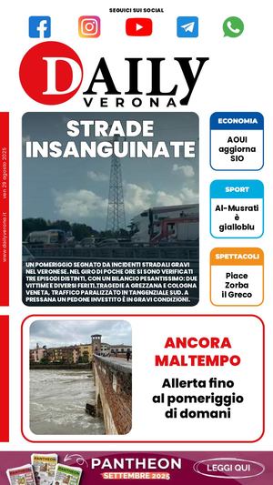Daily Verona 29 Agosto 2025