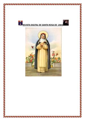 Revista Digital De Santa Rosa De Lima