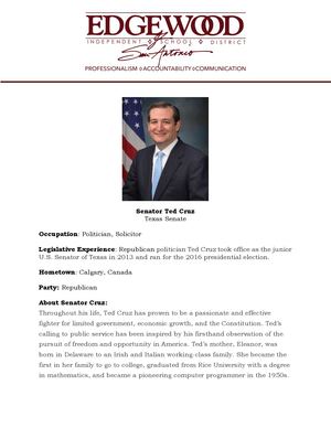 Senator Ted Cruz