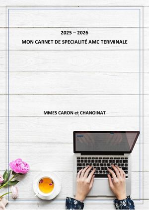 Mon Carnet Amc Terminale
