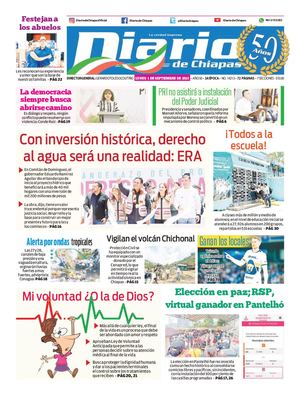 Portada, Lunes 1 De Septiembre De 2025