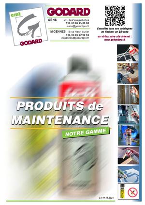 GODARD catalogue Aérosols & produits de maintenance "JELT ITW Spraytec"