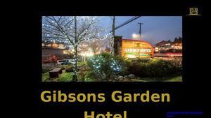 Beautiful Courtyard Gardens at Gibsons Garden Hotel