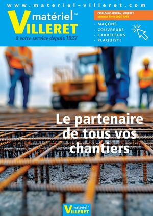 CATALOGUE MATERIEL VILLERET printemps été 2025