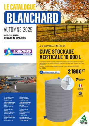 BLANCHARD NORMANDIE CATALOGUE AUTOMNE 2025