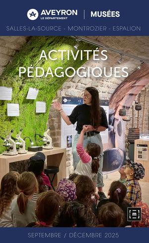 Plaquette des ateliers pedagogiques des musees - septembre/decembre 2025