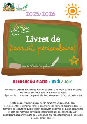 Livret Accueil Periscolaire 2025-2026