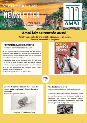 Newsletter Septembre 2025