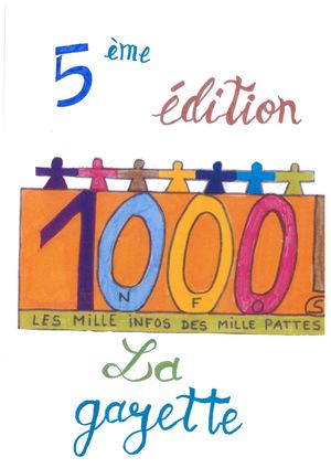La Gazette des 1000 Pattes : 5ème édition