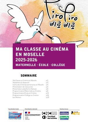 Catalogue 25 26 Ma Classe Au Cinéma En Moselle Pages