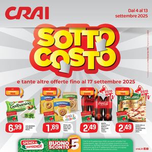 Volantino Crai Regina dal 4 al 13 settembre