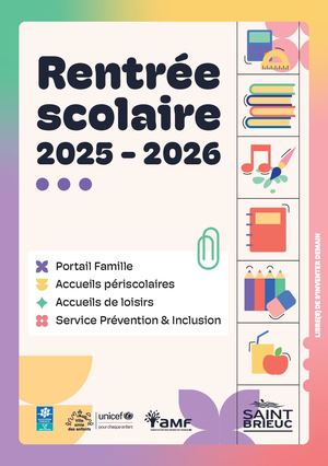 Guide rentrée scolaire 2025-2026