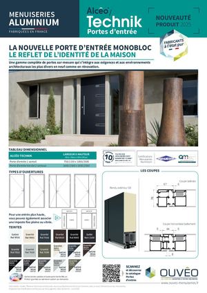 New Technik Porte Entrée Alcêo Juin 2025