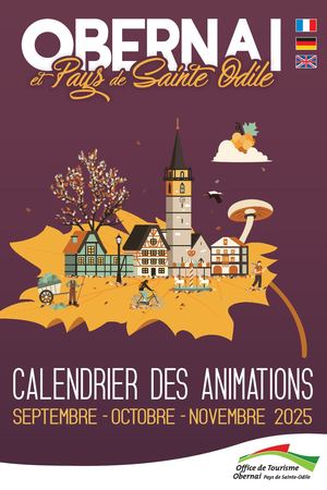 Calendrier des animations Obernai Automne 2025