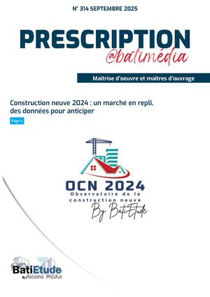 Prescription@batimédia numéro 314 de Septembre 2025