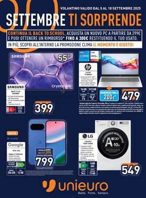 Volantino Settembre Ti Sorprende (5 18 Set)