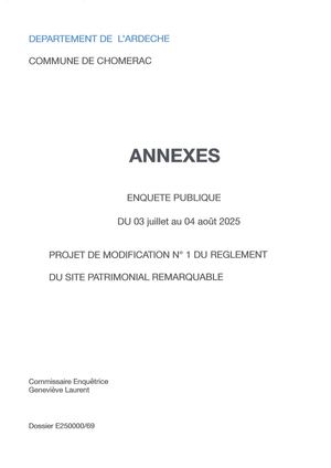 3 Annexes