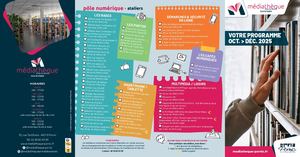 Programme Médiathèque Pornic Oct-Déc 2025