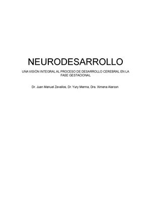 NEURODESARROLLO UNA VISIÓN INTEGRAL AL PROCESO DE DESARROLLO CEREBRAL EN LA FASE GESTACIONAL