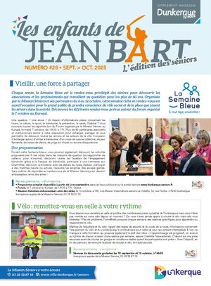 Les Enfants de Jean Bart Septembre Octobre 2025