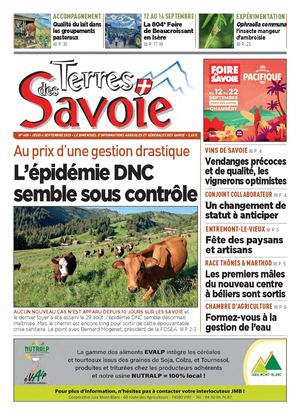 Terres des Savoie n° 608 du jeudi 4 septembre 2025