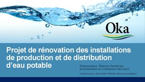 2025 - Présentation Citoyenne (Avancement Du Dossier De L'eau Potable)