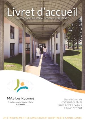 Livret d'accueil MAS "Les Rutènes" (2025)
