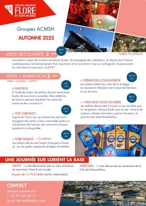 Groupes ACMSH Sous-marin Flore Automne 2025