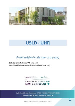 Projet De Service Usld Uhr 2024 2029 18052025