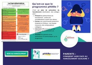 Plaquette harcèlement