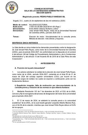 Fallo en caso Ismael Peña en la Universidad Nacional