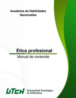 Manual Ética profesional
