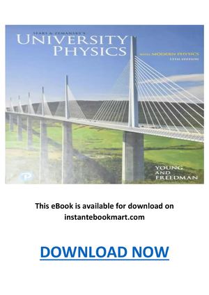 University Physics With Modern Physics 15th Edition Pdf