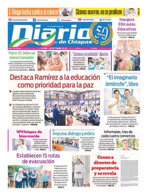 Portada, Viernes 5 De Septiembre De 2025