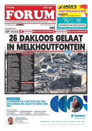 Suid Kaap Forum 5 September 2025