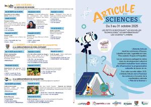 Programme Articule en sciences