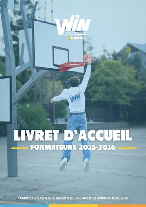 Livret D'accueil Formateurs Win 2025