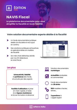 Plaquette Navis Fiscal