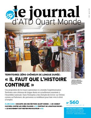 Le Journal d'ATD Quart Monde de septembre-octobre