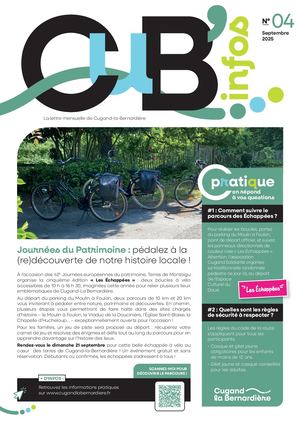 Lettre municipale Cub'Info #4 Cugand-la-Bernardière - sept 2025