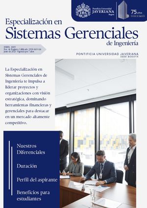 Especialización En Sistemas Gerenciales De Ingeniería