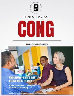 Cong Employment Newsletter Sept25