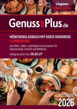 Blätterkatalog Gutscheinbuch Mönchengladbach mit Kreis Heinsberg 2026