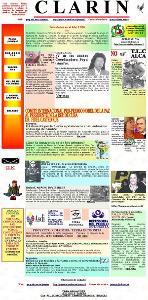 9° Edición  CLARIN. En 8 Del 06