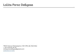 Portfolio - Lolita Perez