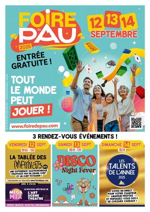 Foire de Pau - programme 2025