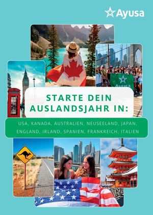 AYUSA Schüleraustausch Broschüre