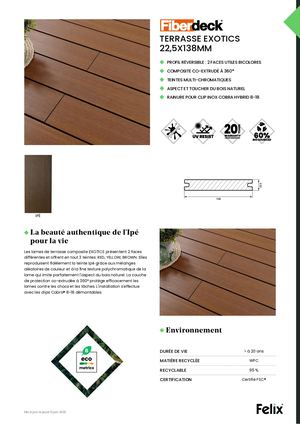 Calaméo - Fiberdeck - Exotics - Fiche technique